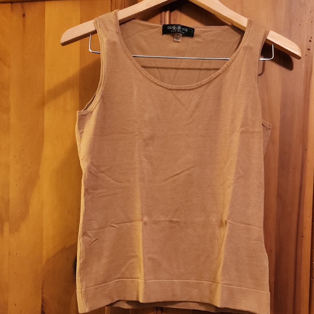 August Silk Women's Brown Tank Top